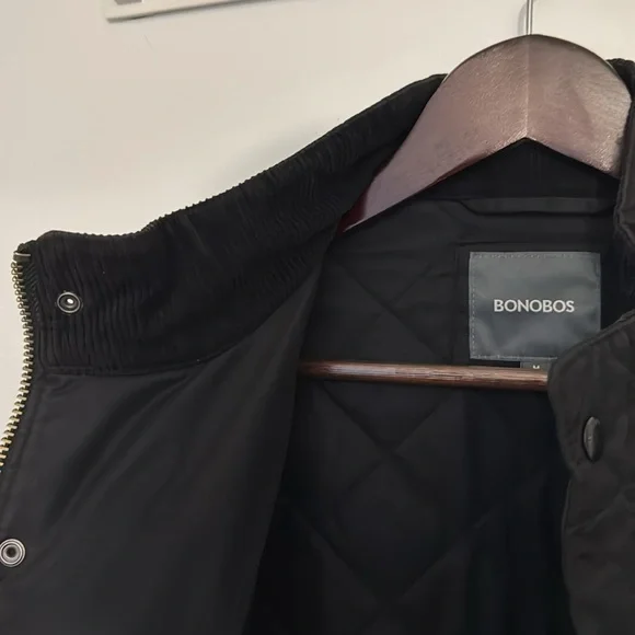 Bonobos Banff Quilted Jacket Black Medium